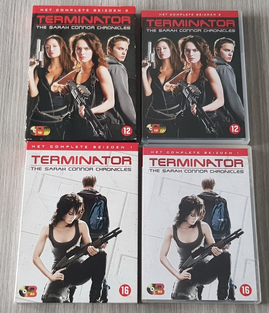 DVD Boxen Terminator,The Sarah Connor Chronicles Seizoen.1,2, Engels, Vanaf 16 jaar, Nederlands, Science Fiction en Fantasy