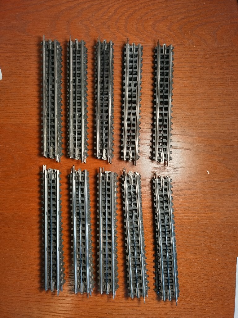 Trix Express 701 - Rechte rails (50x), Gebruikt, Gelijkstroom, Trix, Rails