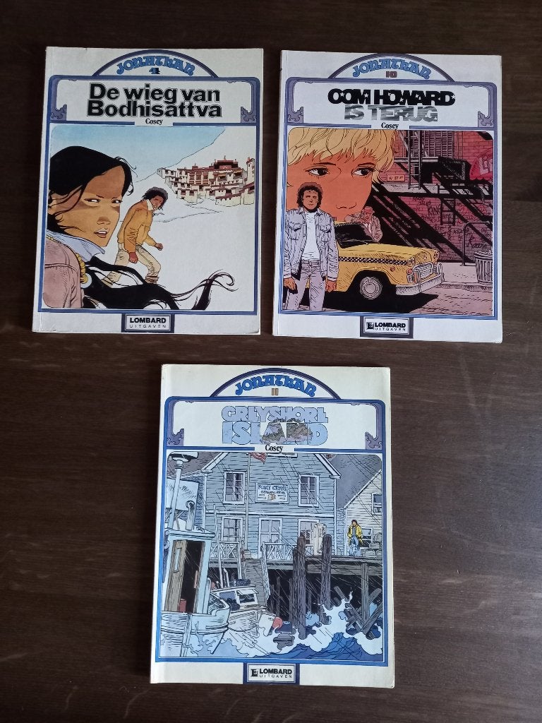 3 stripboeken van Jonathan, Gelezen, Ophalen of Verzenden, Meerdere stripboeken, Cosey