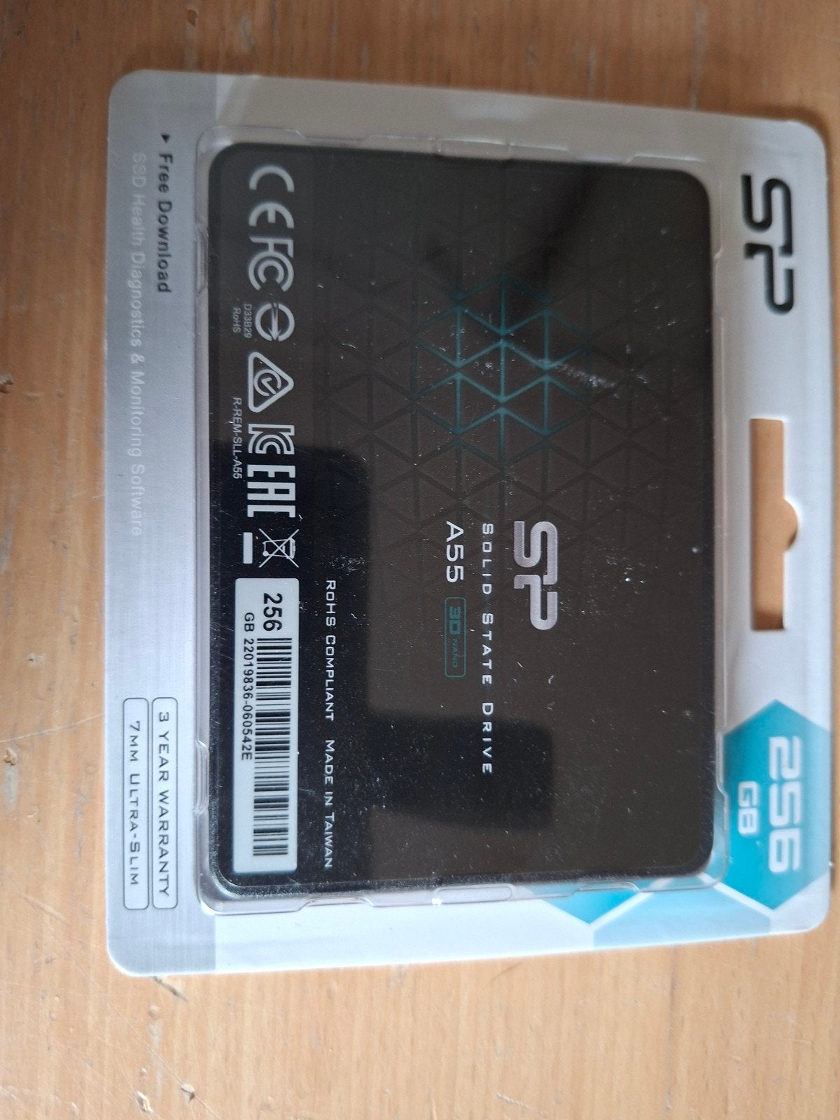 Silicon Power A55 256GB SSD - Nieuw in verpakking, Intern, 256GB, Server, Nieuw