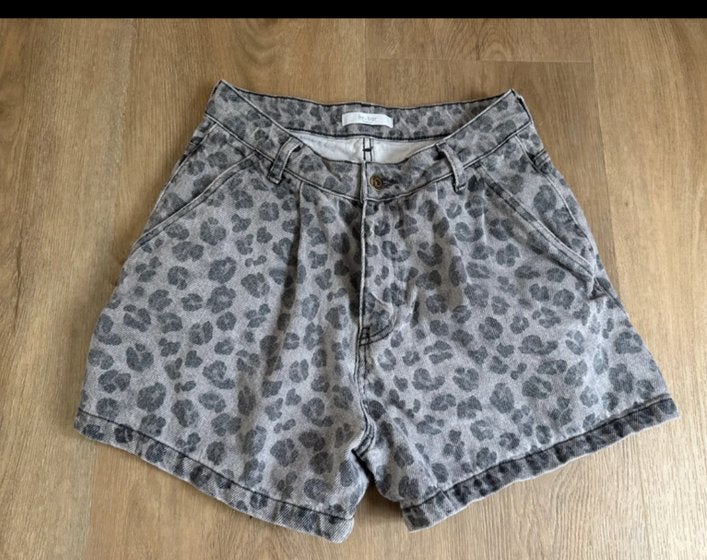 By-bar june cheetah grey shorts XS, Kort, Ophalen of Verzenden, Zo goed als nieuw, Maat 34 (XS) of kleiner