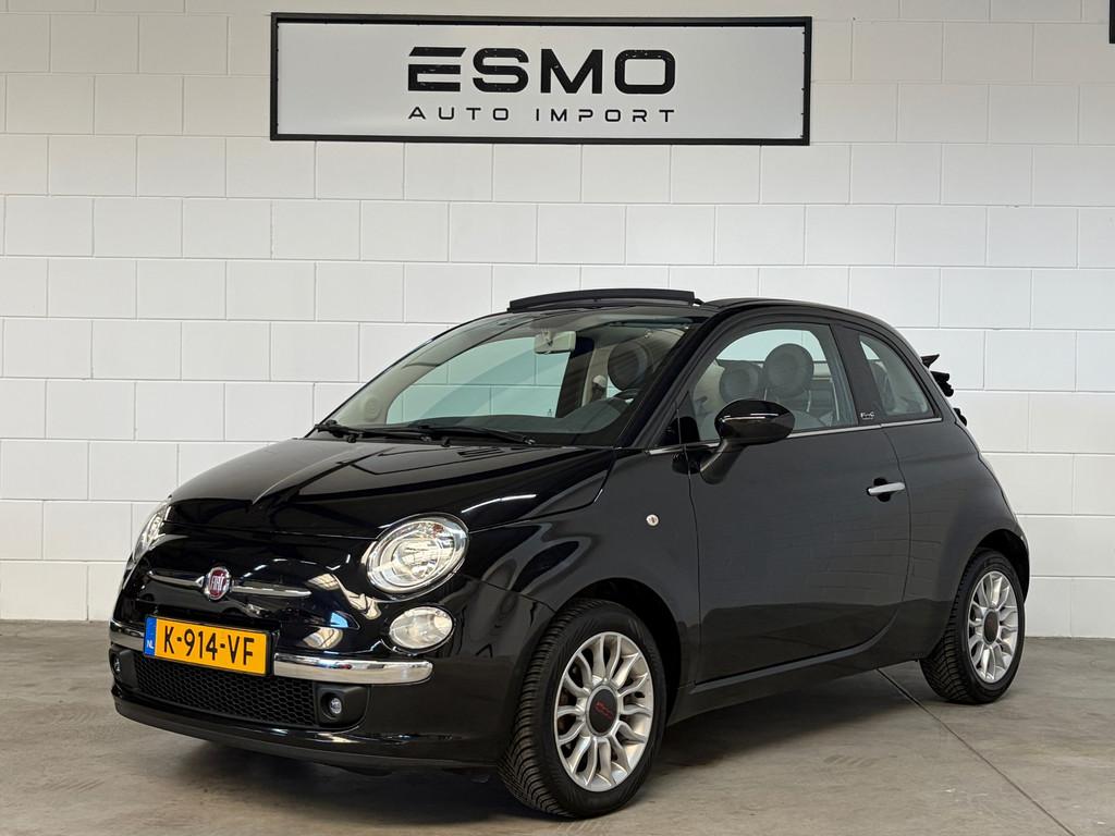 Fiat 500 C 1.2 Lounge Airco PDC, Auto's, Voorwielaandrijving, Gebruikt, 4 cilinders, Cabriolet