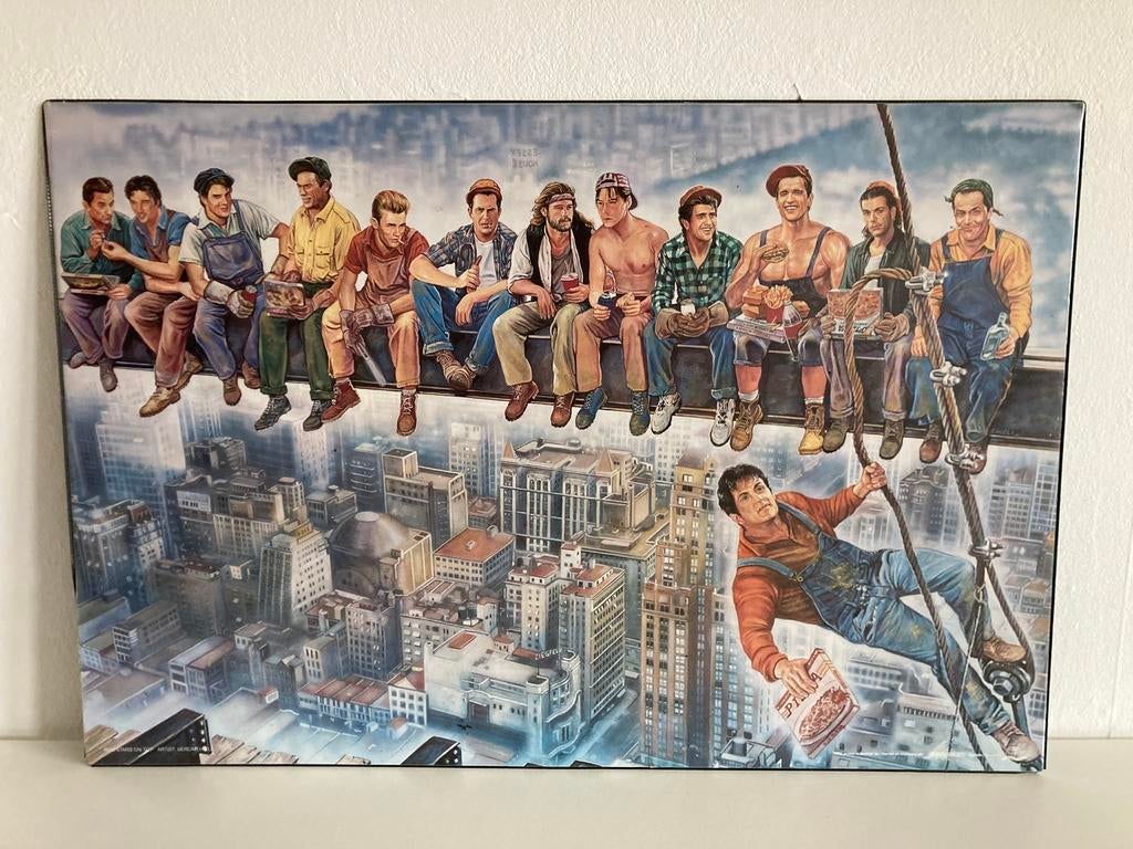 Vintage 1996 Bureaumat poster, Ophalen, Zo goed als nieuw, A1 t/m A3, Film en Tv