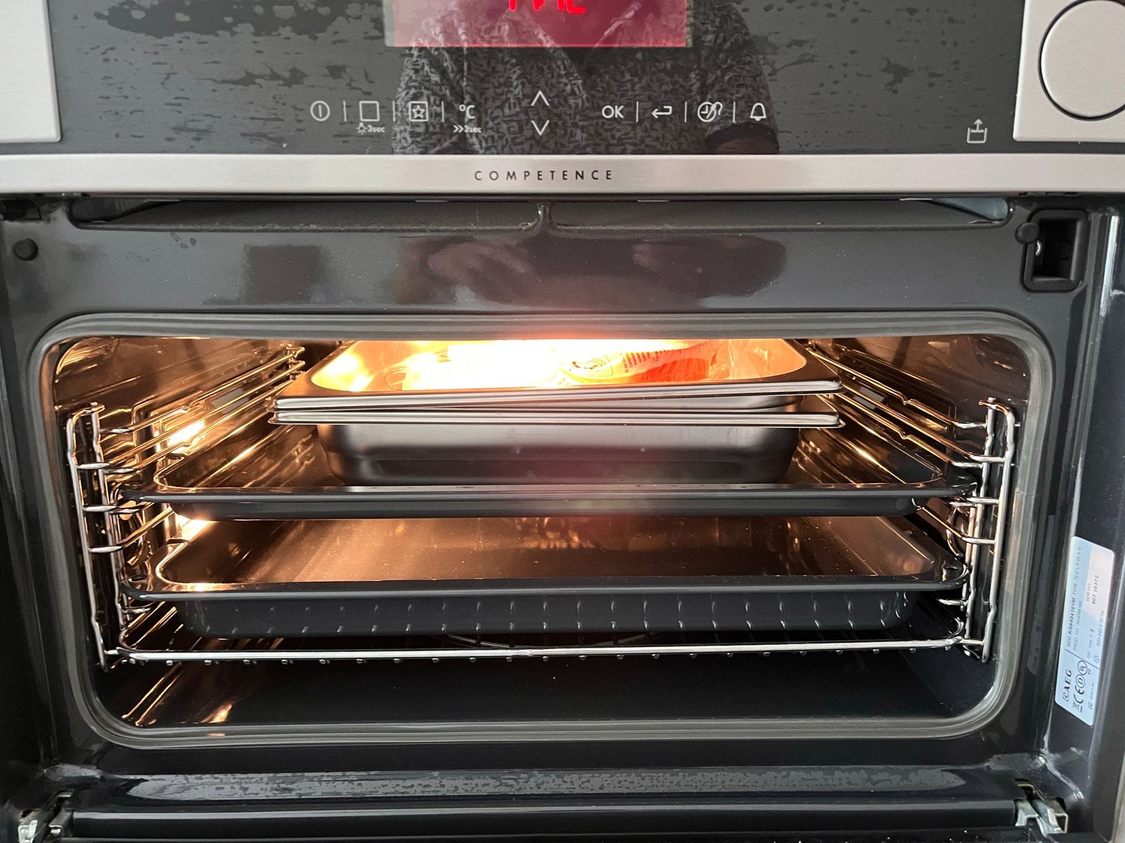 AEG Competence Inbouw Oven - Zo goed als nieuw, Oven, Ophalen of Verzenden, Zo goed als nieuw, Inbouw
