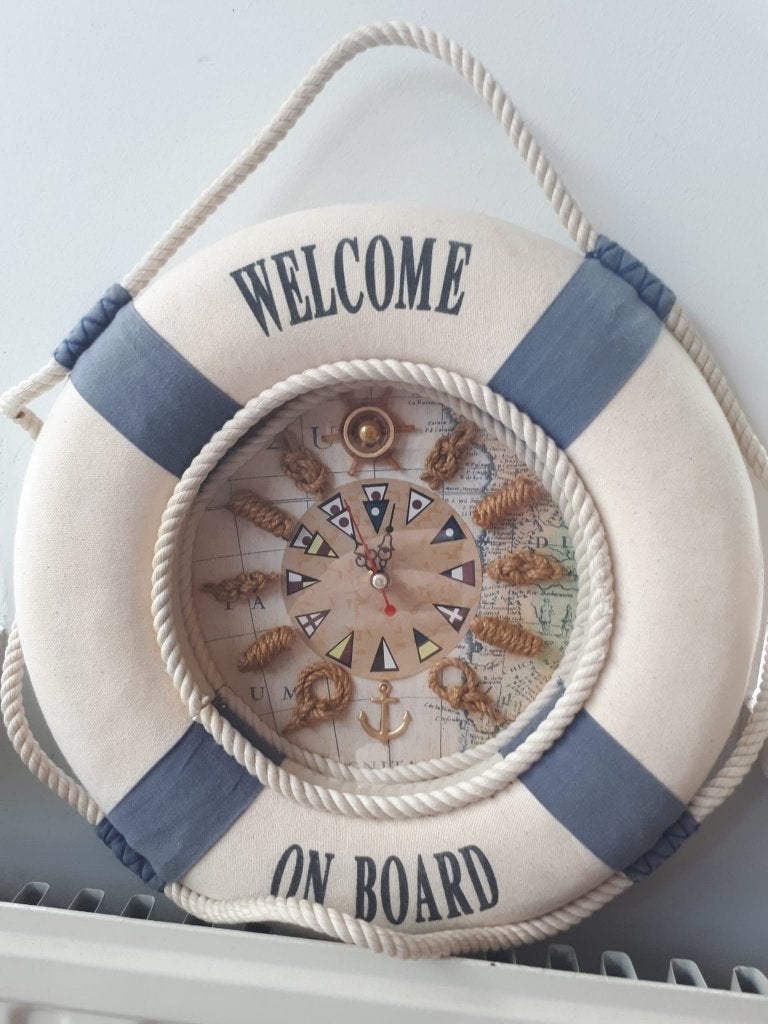 Klok Welcome on Board, Ophalen, Zo goed als nieuw, Overige typen