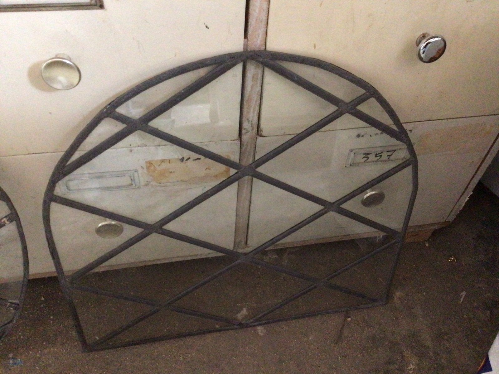 glas in lood raam, Ophalen, Gevelraam of Ruit, Gebruikt, Minder dan 80 cm