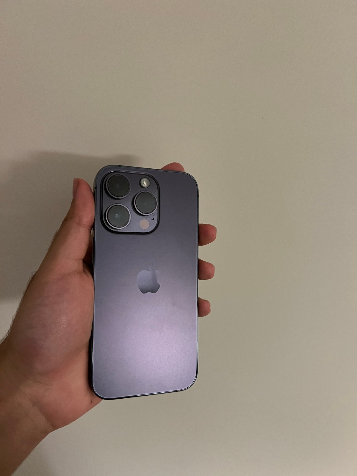 iPhone 14 Pro 128 GB Deep Purple - Goede staat met doos, Paars, Ophalen of Verzenden, Zonder abonnement, 79 %