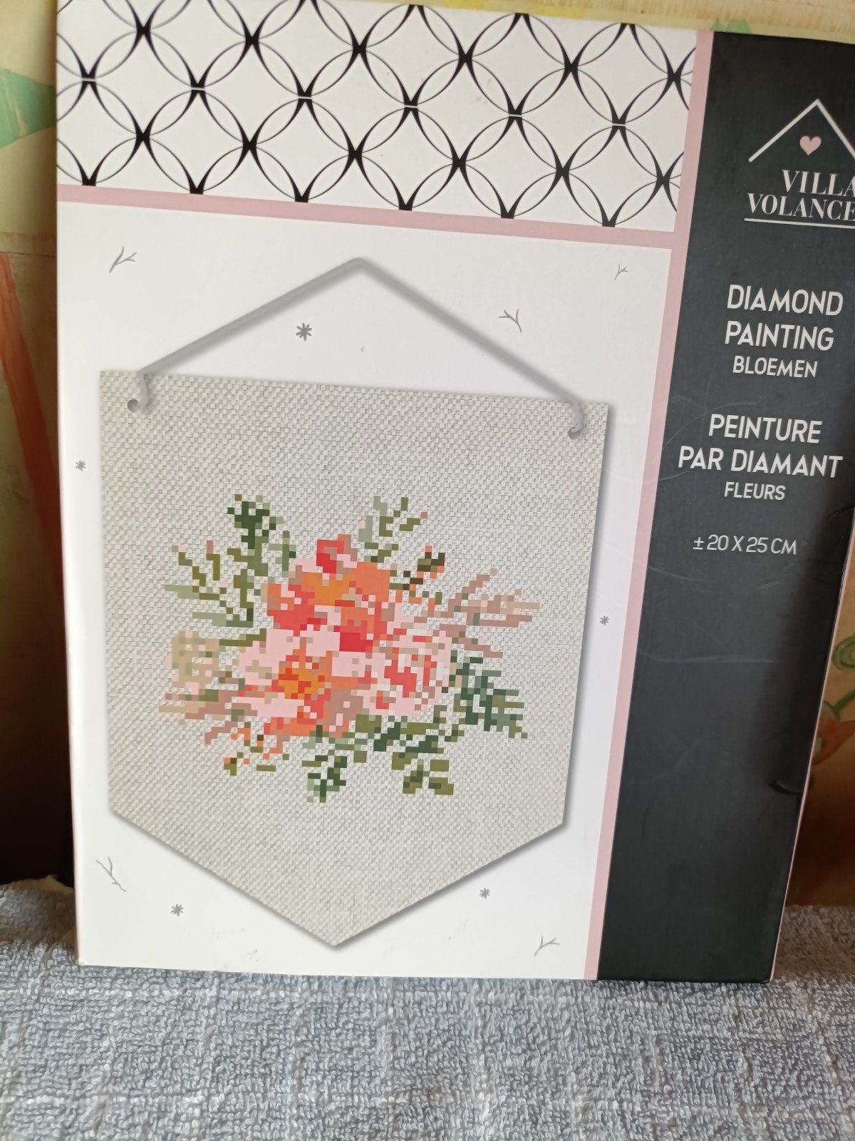Diamond Painting Bloemen - Villa Volance Knutselset, Nieuw, Meerkleurig, Overige merken, Textiel