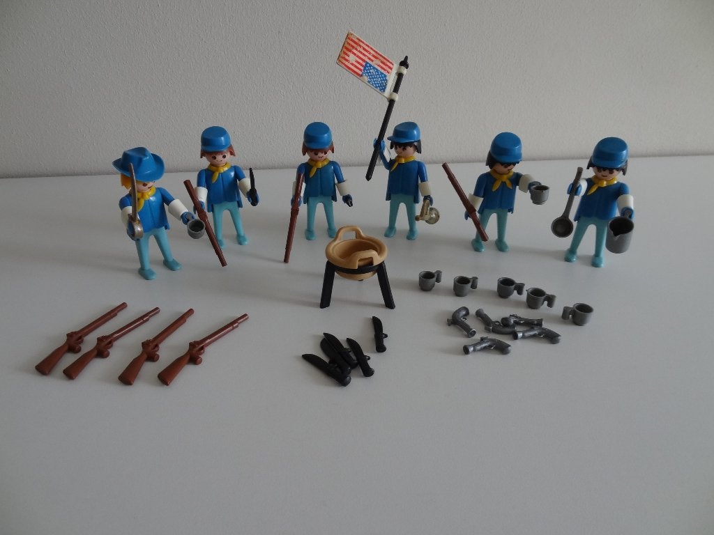 Vintage Playmobil US cavalerie, Ophalen, Gebruikt, Overige typen
