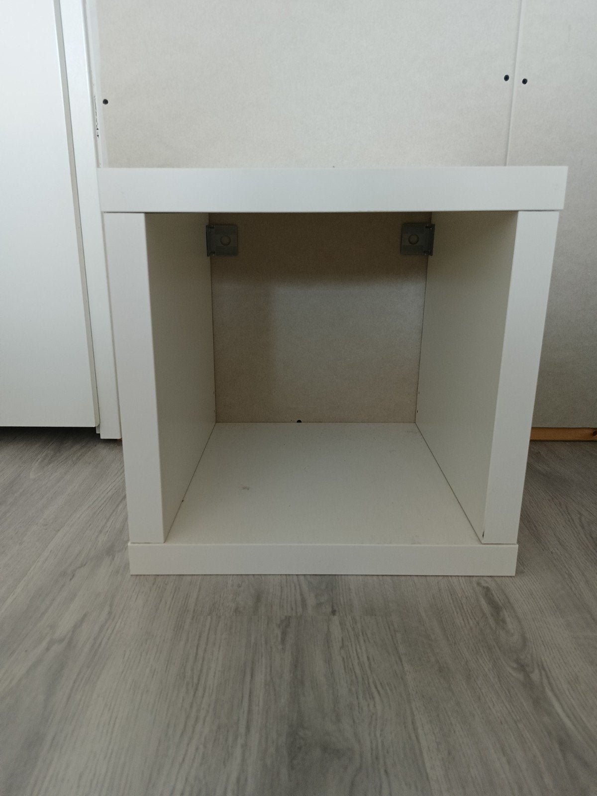 Kallax kast kubus 1 vak Ikea met bak, Ophalen, 50 tot 100 cm, Zo goed als nieuw, Minder dan 100 cm