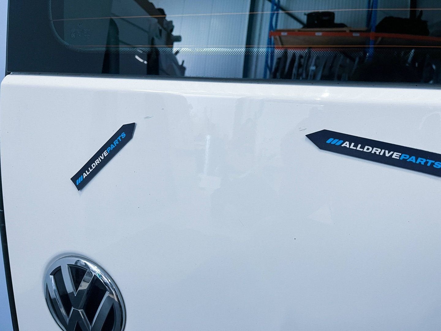 Achterdeur rechts VW Transporter T6 LB9A wit 7H0827092AQ, Gebruikt, -, Deur, -