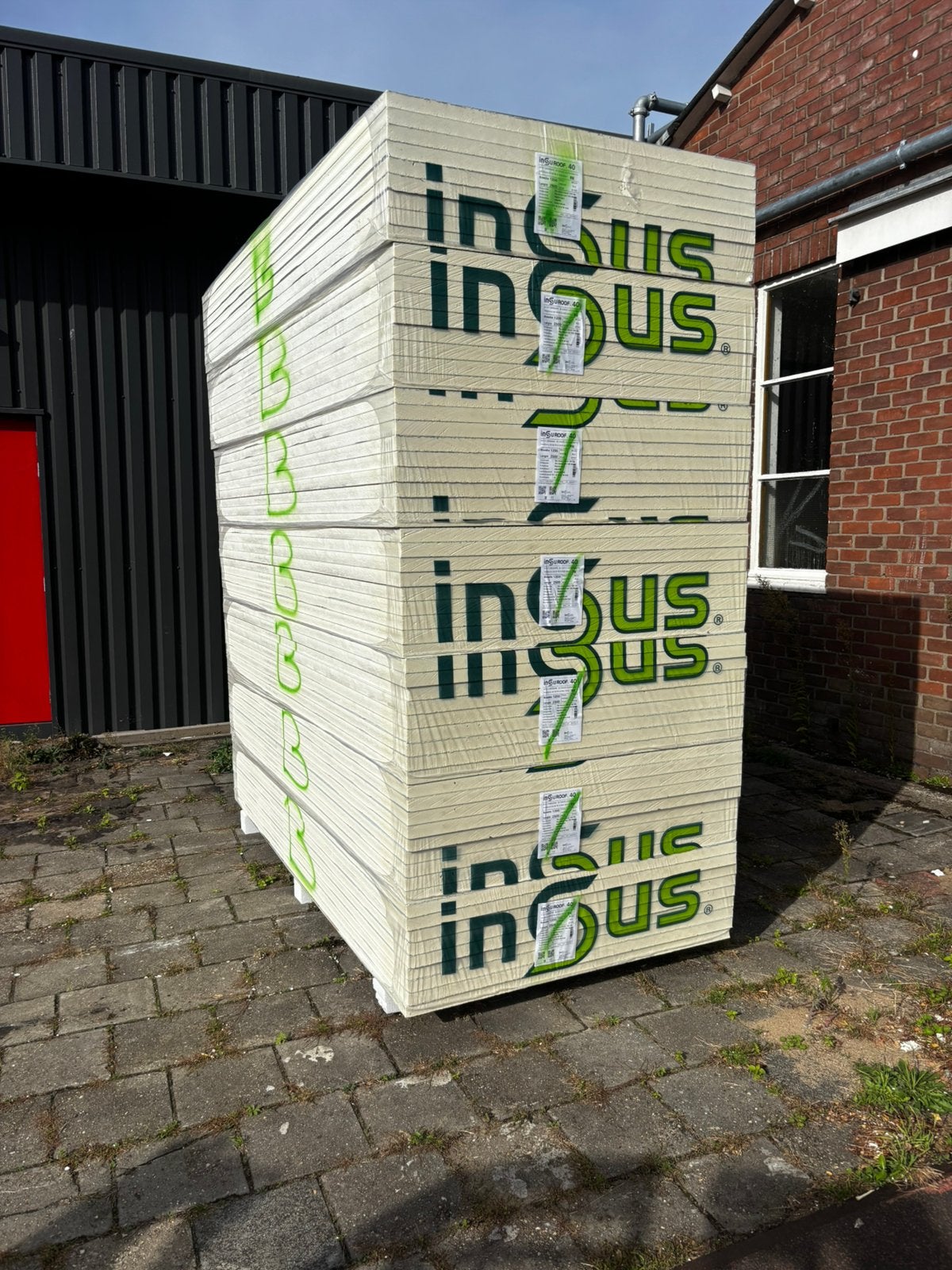 Isolatie platen 60 mm 2 kanten aluminiumfolie, Doe-het-zelf en Verbouw, Ophalen of Verzenden, Zo goed als nieuw, Hardschuim (Pir)