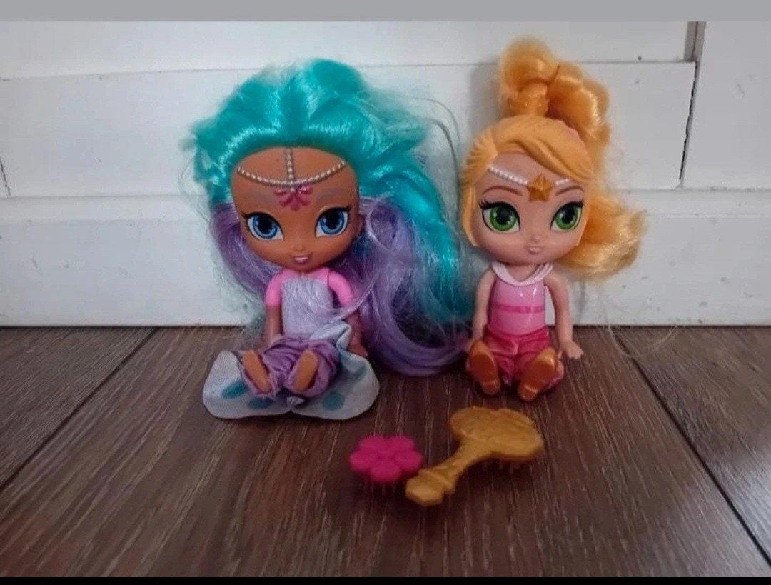 shimmer and shine 2 meisjes poppetjes, Ophalen of Verzenden