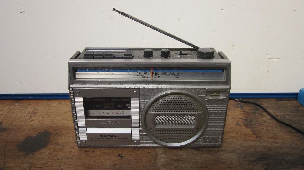 Hitachi TRK-5341E Radio Cassette Recorder, Ophalen of Verzenden, Gebruikt, Transistorradio