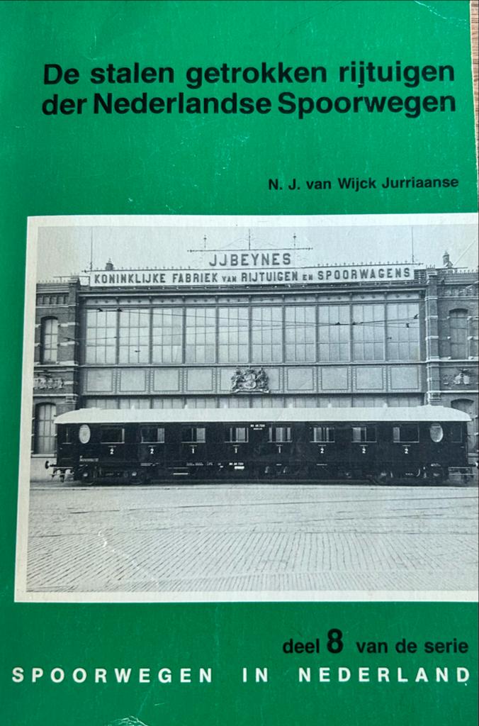 De stalen getrokken rijtuigen der Nederlandse Spoorwegen, Ophalen of Verzenden, Gebruikt, Trein, Boek of Tijdschrift