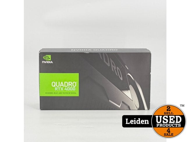 PNY NVIDIA Quadro RTX 4000 Videokaart 8GB, NVIDIA, Zo goed als nieuw, Support@nvidia.com, 2788 San Tomas Expressway
Santa Clara, CA 95051
USA