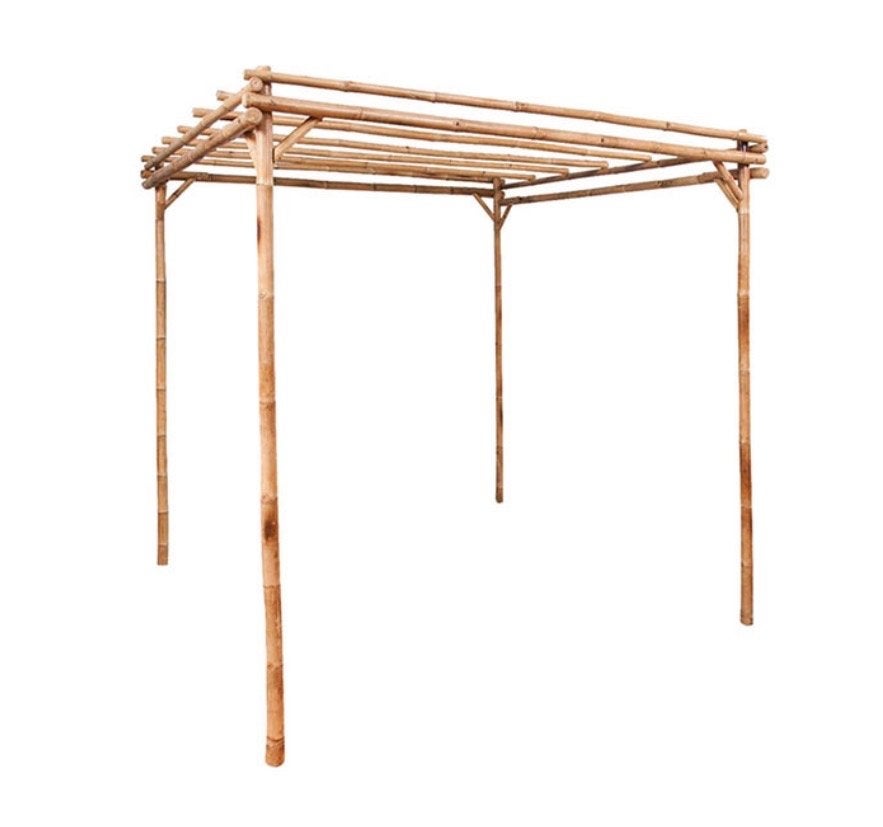 Bamboe pergola - Tuin - Overkapping - Nieuw in doos, Tuin en Terras, Tuinpaviljoen, Ss, Nieuw, Ophalen of Verzenden