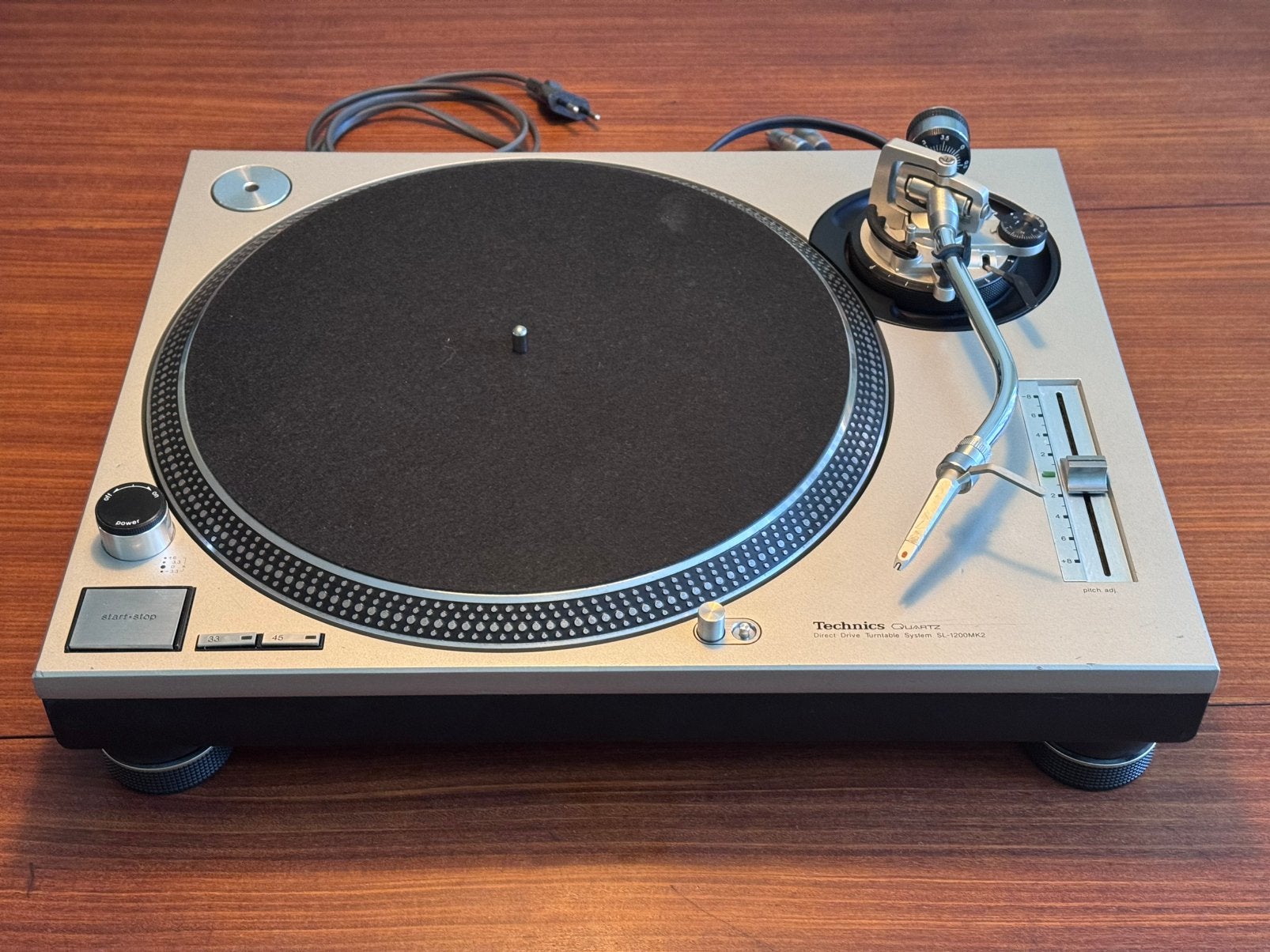 Technics SL-1200 MK2 met Ortofon Concorde, Ophalen, Gebruikt, Pitch-regelaar, Platenspeler