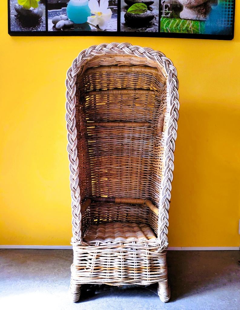 Pakket 28 - Rotan manden & strandstoel - 5 artikelen €120, Ophalen, Mand, Rond, Nieuw
