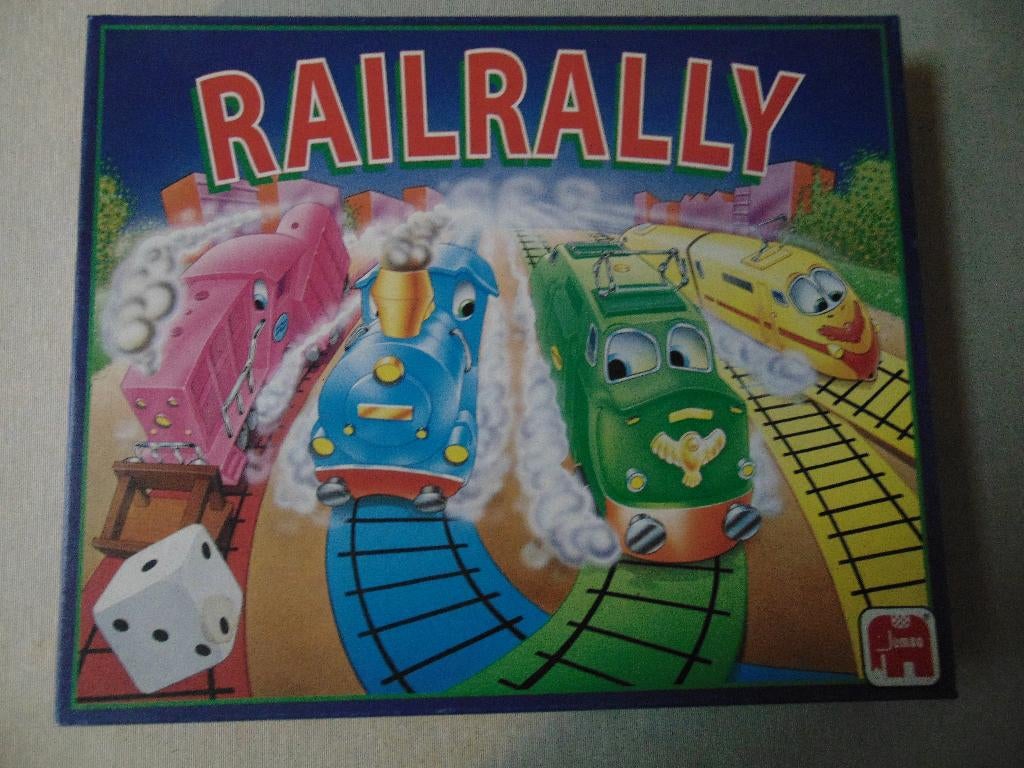 RailRally Spel van Jumbo, Een of twee spelers, Ophalen of Verzenden, Gebruikt, Jumbo