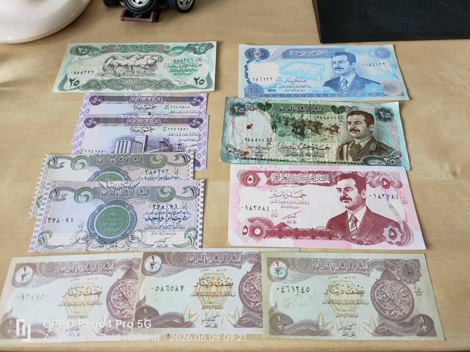 Bankbiljetten Irak, Ophalen of Verzenden, Midden-Oosten