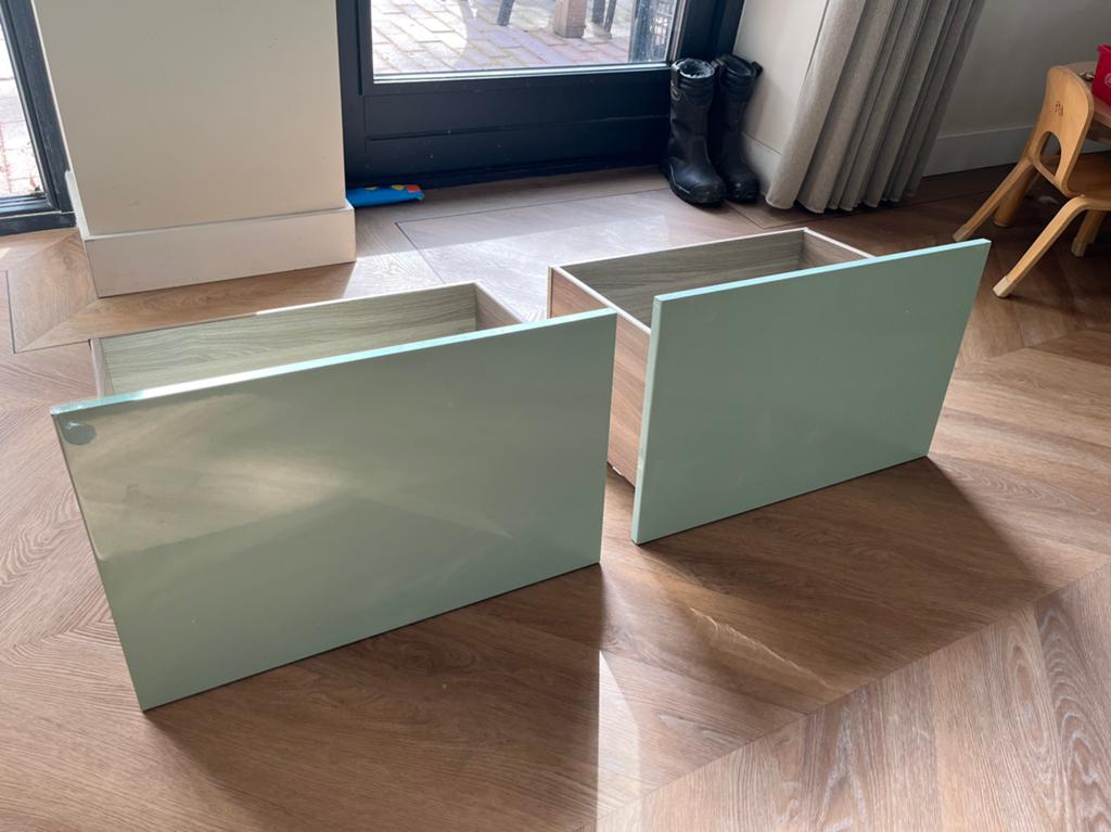 IKEA Besta lade 2 stuks, Huis en Inrichting, Kasten | Wandmeubels, Ophalen, Zo goed als nieuw, Minder dan 150 cm, Minder dan 100 cm