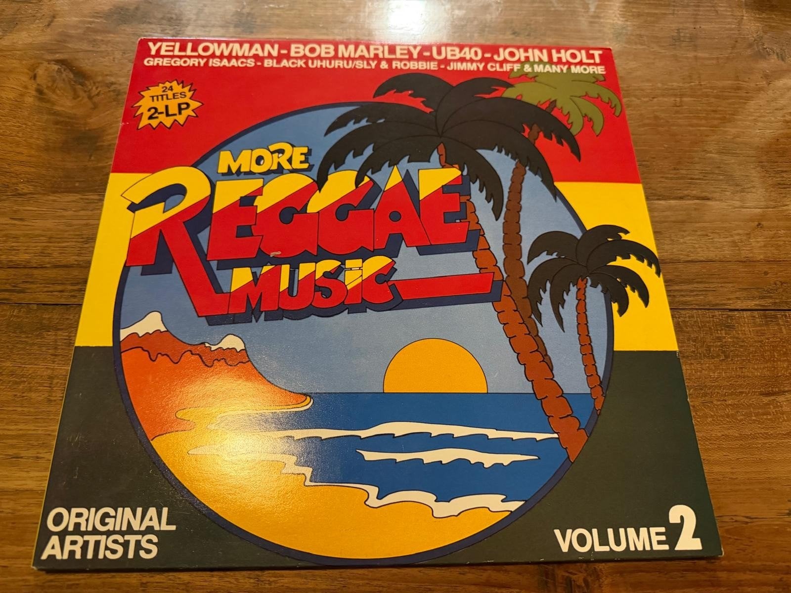 Reggae Music Volume 2 LP met Bob Marley, UB40, Yellowman, Cd's en Dvd's, LP, Gebruikt, Complilatie, Ophalen of Verzenden