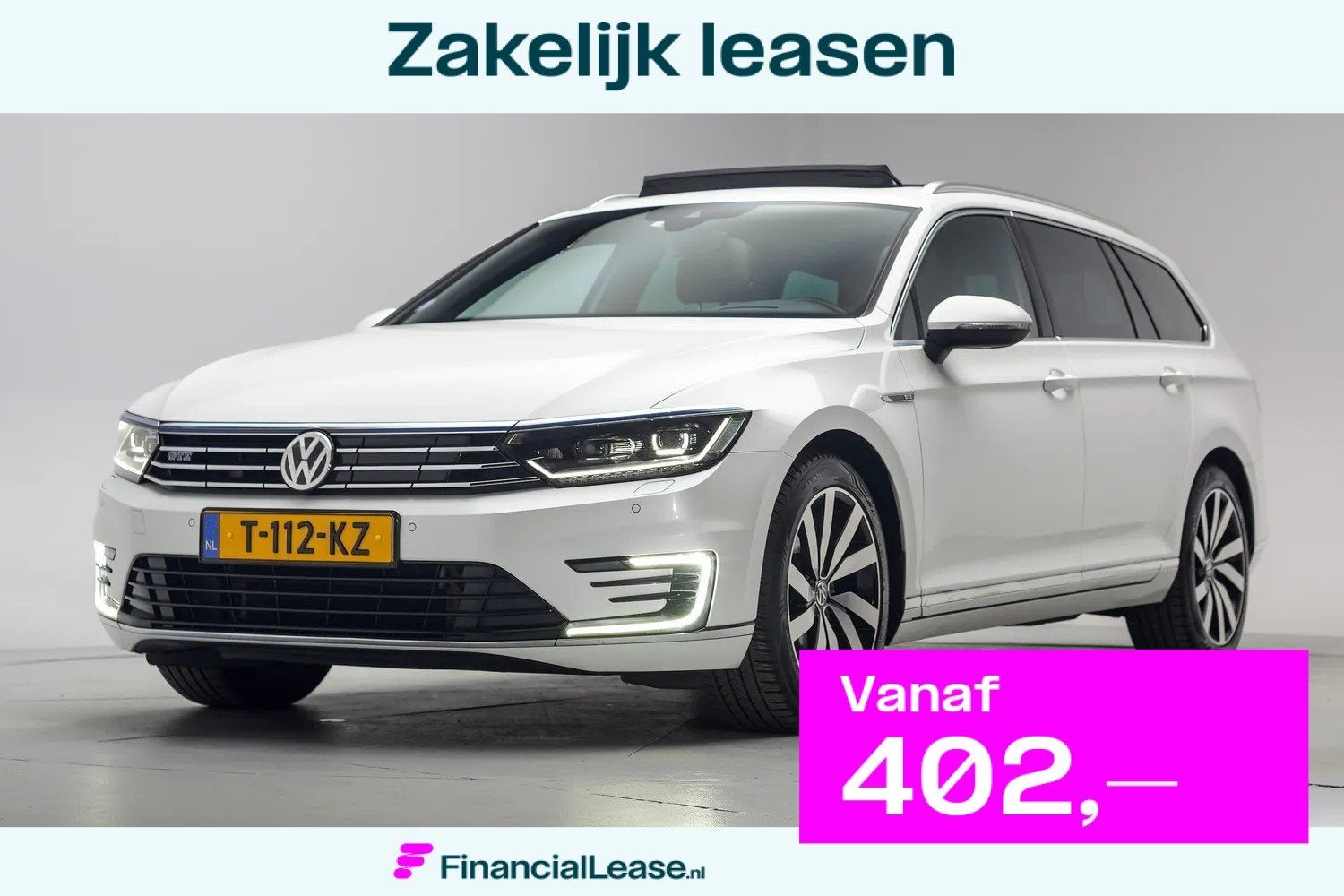 Volkswagen Passat VARIANT 1.4 TSI GTE Highline Aut. [ Panora, Gebruikt, 4 cilinders, Wit, Hybride Elektrisch/Benzine