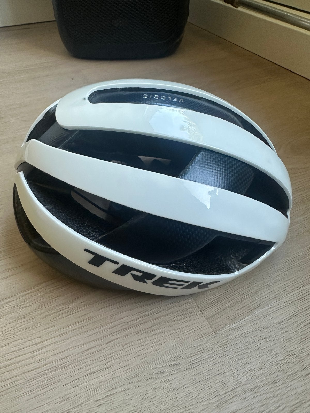 Trek Velocis racefiets helm M, Ophalen of Verzenden, Zo goed als nieuw, Heer of Dame