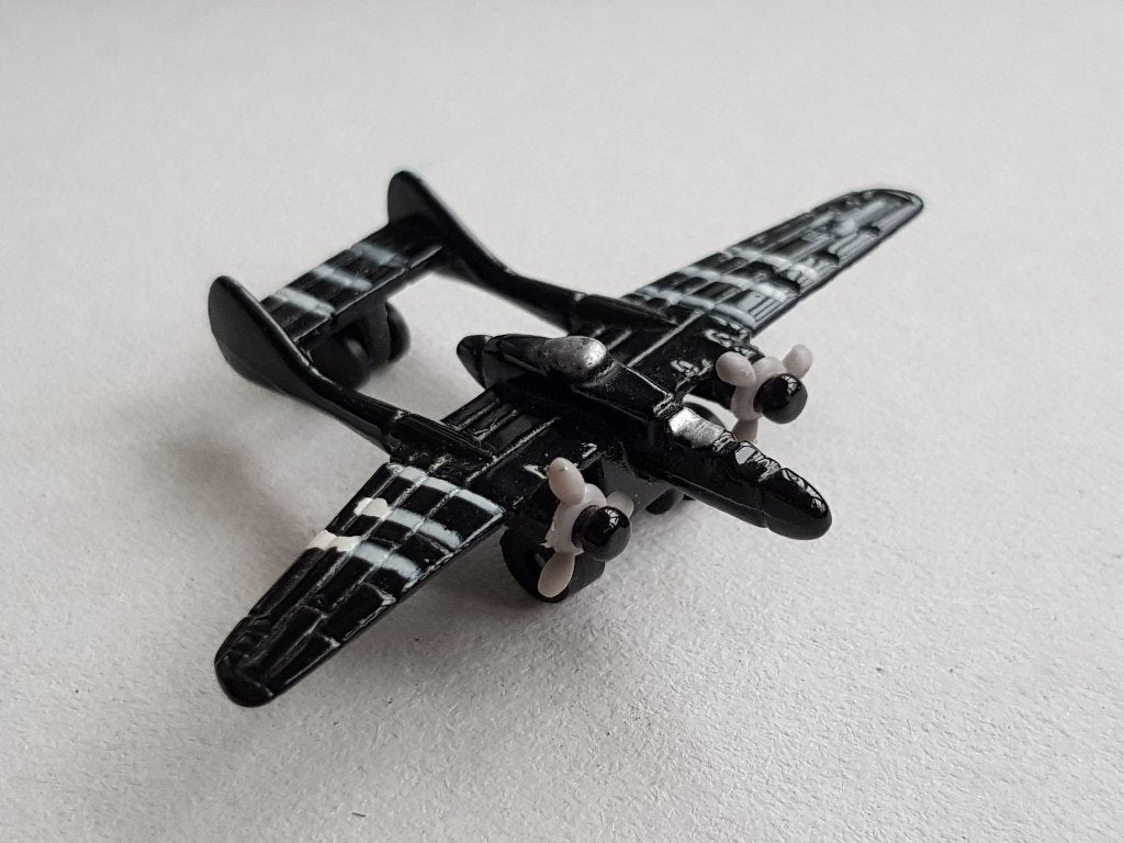Micro Machines Northrop P-61 Black Widow schaalmodel, Overige merken, 1:72 tot 1:144, Ophalen of Verzenden, Zo goed als nieuw