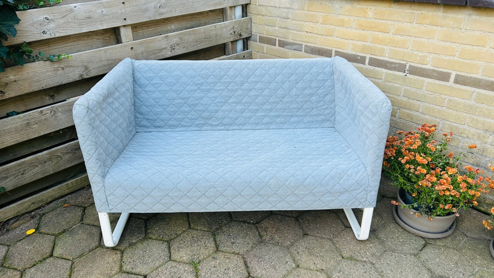 Ikea bankje, Ophalen, Tweepersoons, 75 tot 100 cm, Zo goed als nieuw