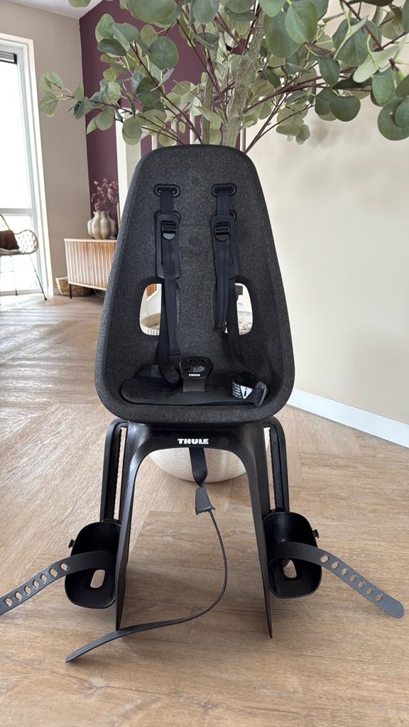 Thule Yepp Nexxt 2 Maxi Fietsstoeltje - Zo goed als nieuw, Ophalen, Achterzitje, Voetsteuntjes, 9 t/m 18 kg