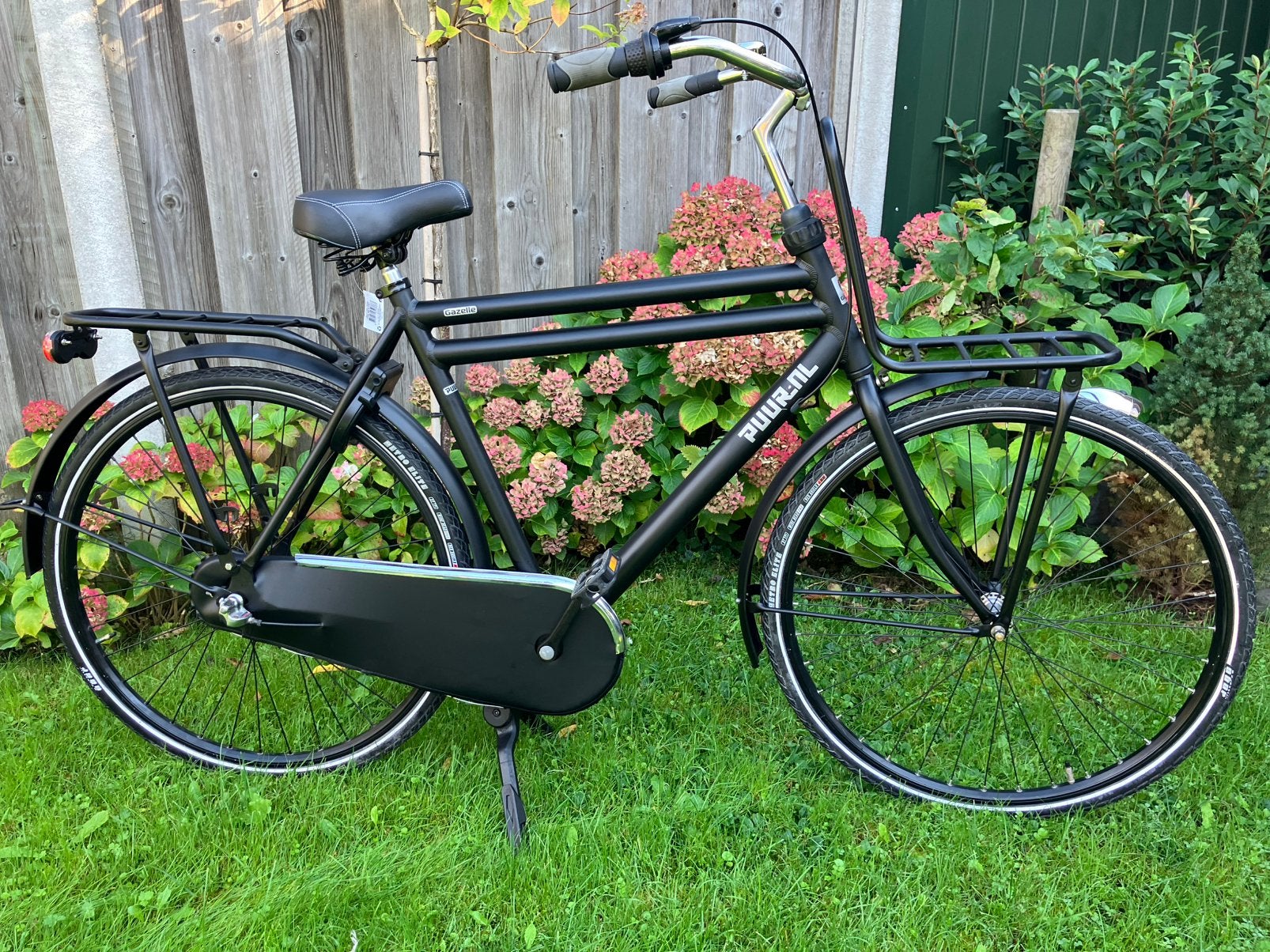 Gazelle Puur / 3 versn./ Frame hoogte 60 cm / mat zwart !, Fietsen en Brommers, Ophalen, Terugtraprem, Versnellingen, Zo goed als nieuw