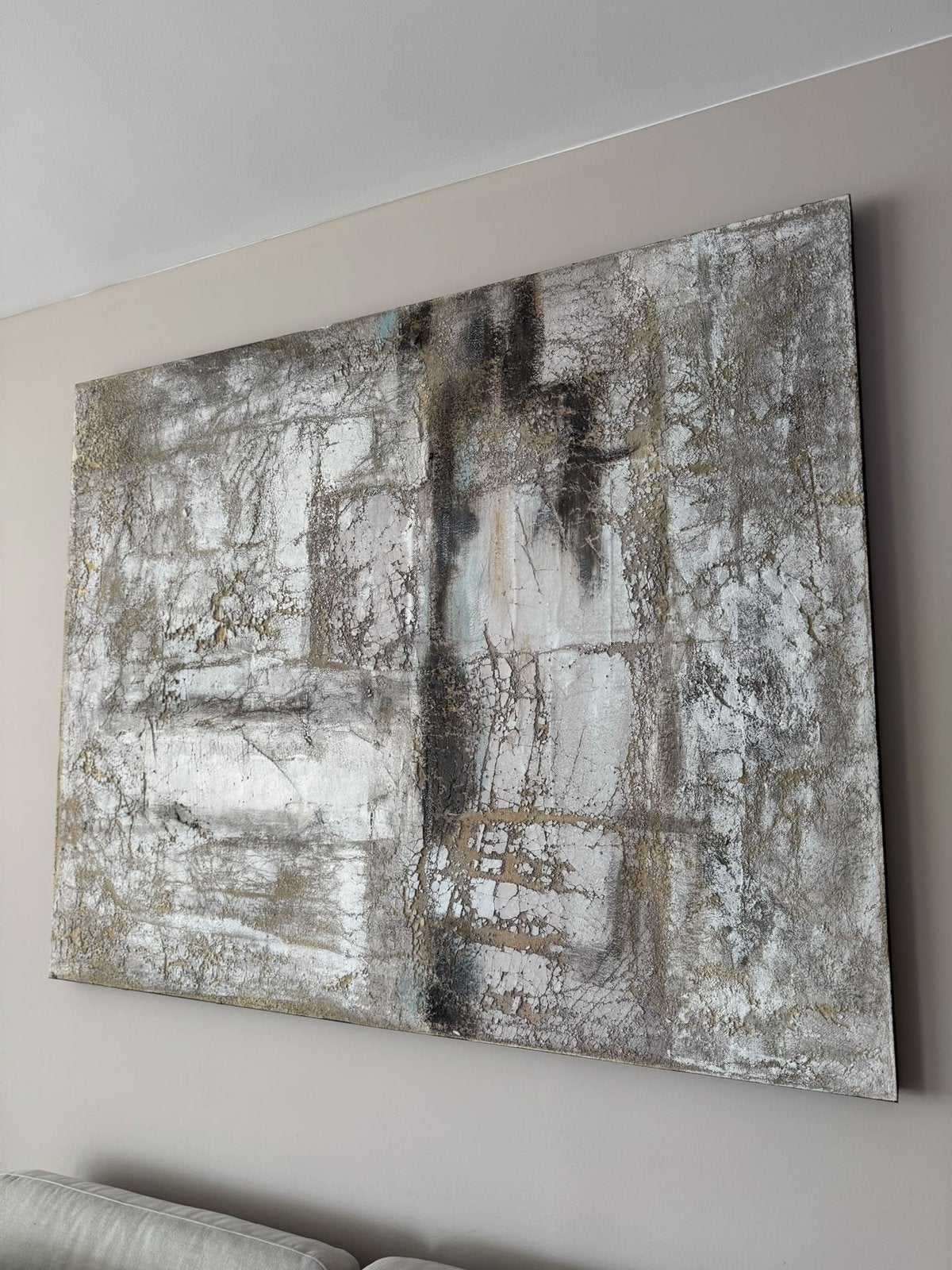 Schilderij abstract met reliëf, Chester Maison du Monde, Ophalen