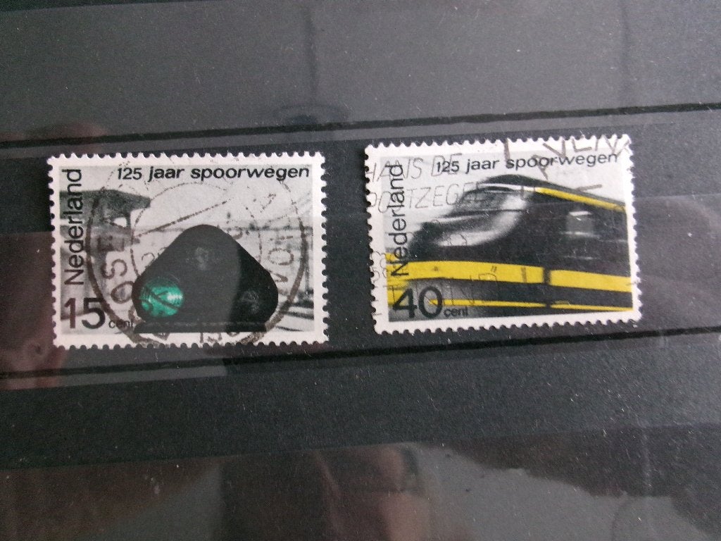 1964 - spoorwegen (1e), Postzegels en Munten, Postzegels | Nederland, Verzenden, Gestempeld