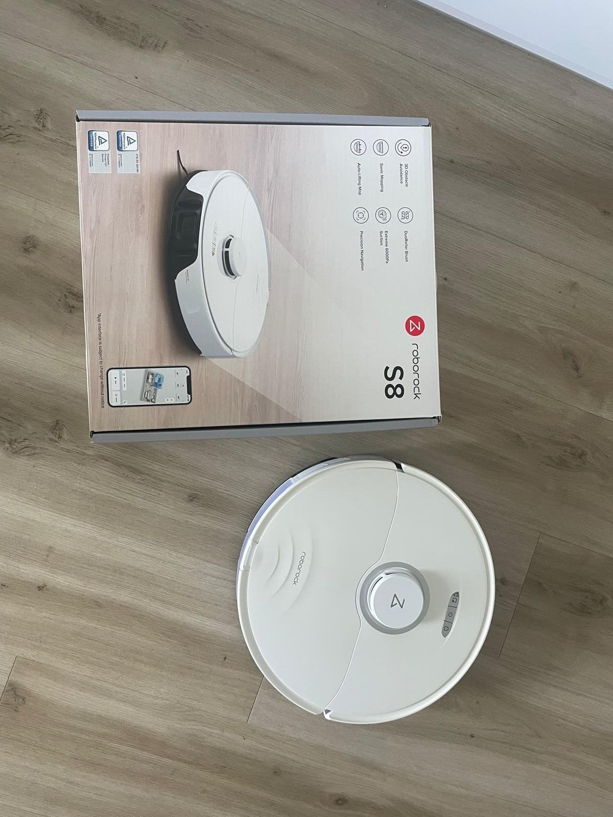 Roborock S8 Robotstofzuiger, Witgoed en Apparatuur, Stofzuigers, Overige merken, Bedienbaar via app, Ophalen of Verzenden, Zo goed als nieuw