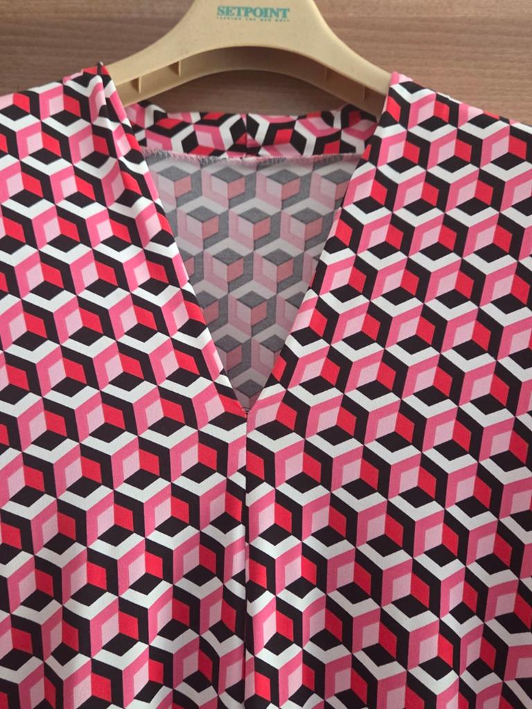 Tk zgan jurkje draagbaar maat 48/52, Kleding | Dames, Grote Maten, Ophalen of Verzenden, Zo goed als nieuw, Roze, Jurk