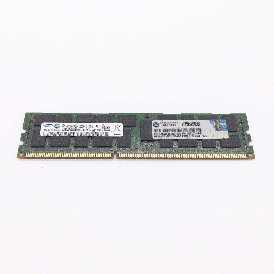M393B5170FH0-CH9 4GB PC3-10600 DDR3 1333MHz 2Rx4 ECC, Computers en Software, RAM geheugen, Refurbished, DDR3, Ophalen of Verzenden