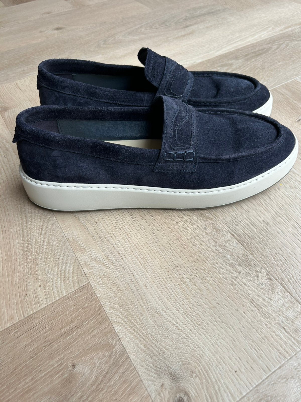 Nubikk Blauwe Loafers Jiro Gatsby maat 47, Loafers, Blauw, Ophalen of Verzenden, Zo goed als nieuw