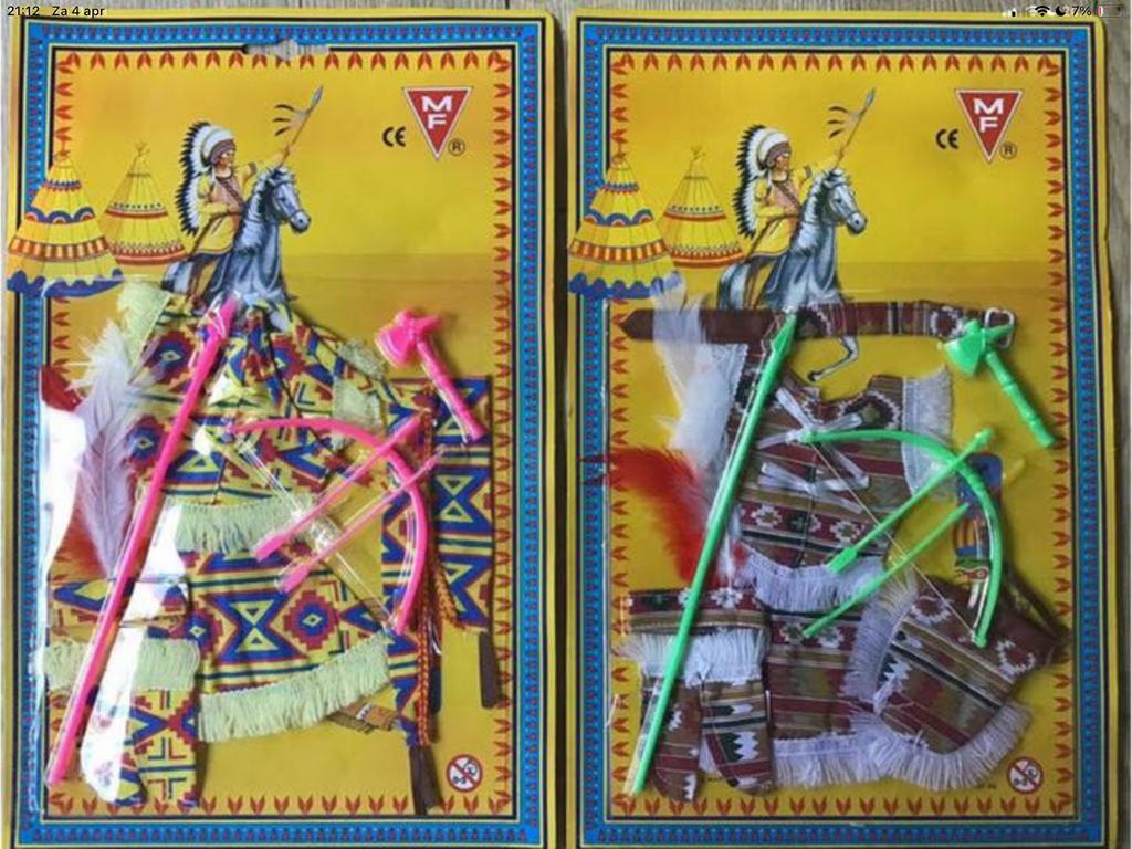 Vintage kledingset native American voor barbie (2x) - NIEUW, Ophalen of Verzenden, Nieuw, Overige typen