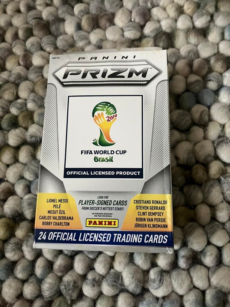 Panini wk 2014 doosje met 24 losse kaarten, Ophalen of Verzenden, Zo goed als nieuw, Buitenlandse clubs, Poster, Plaatje of Sticker