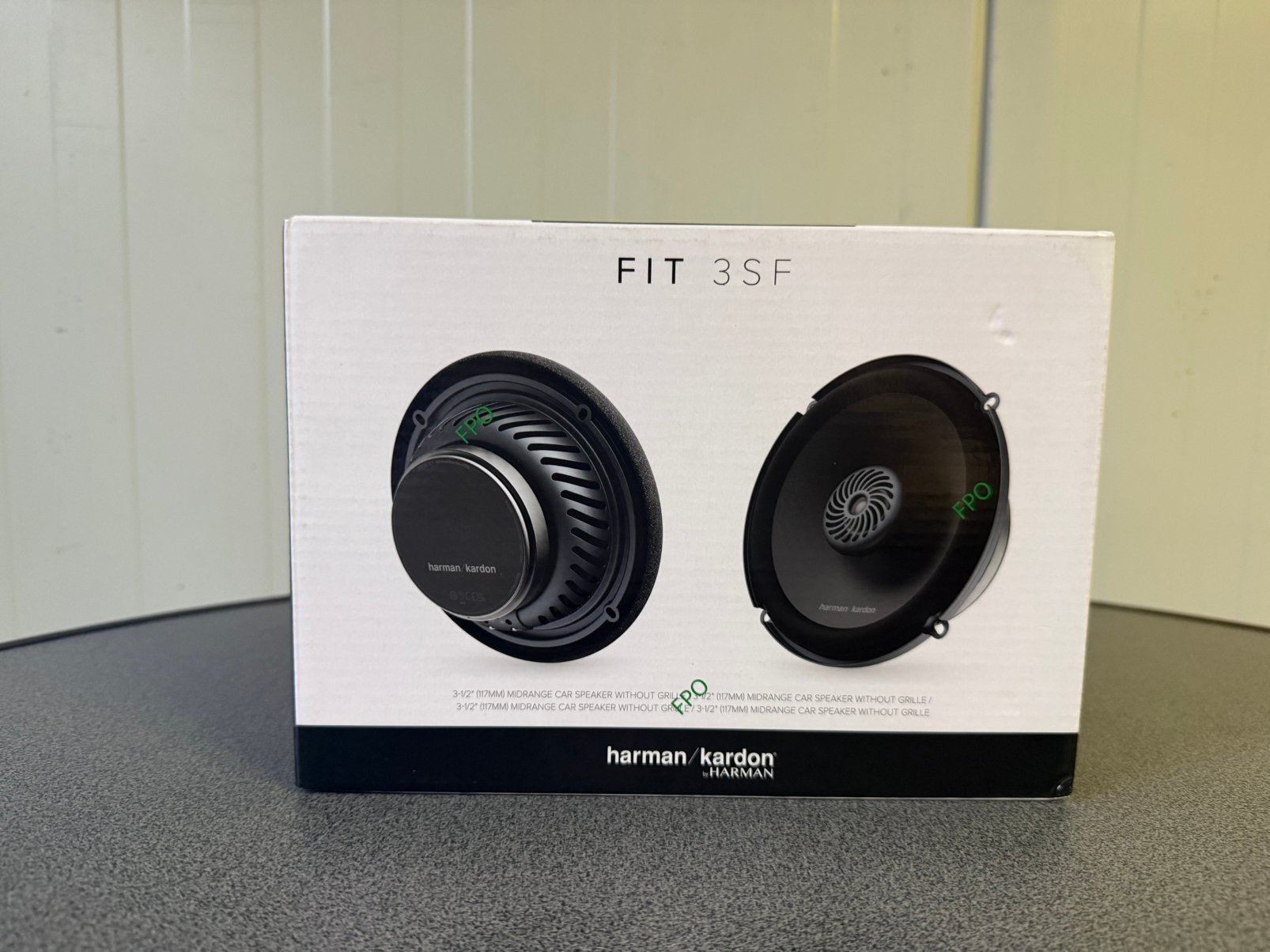 Harman Kardon FIT 3F 3.5” / 89mm 2-Way Coaxial autospeaker, Ophalen of Verzenden, Zo goed als nieuw