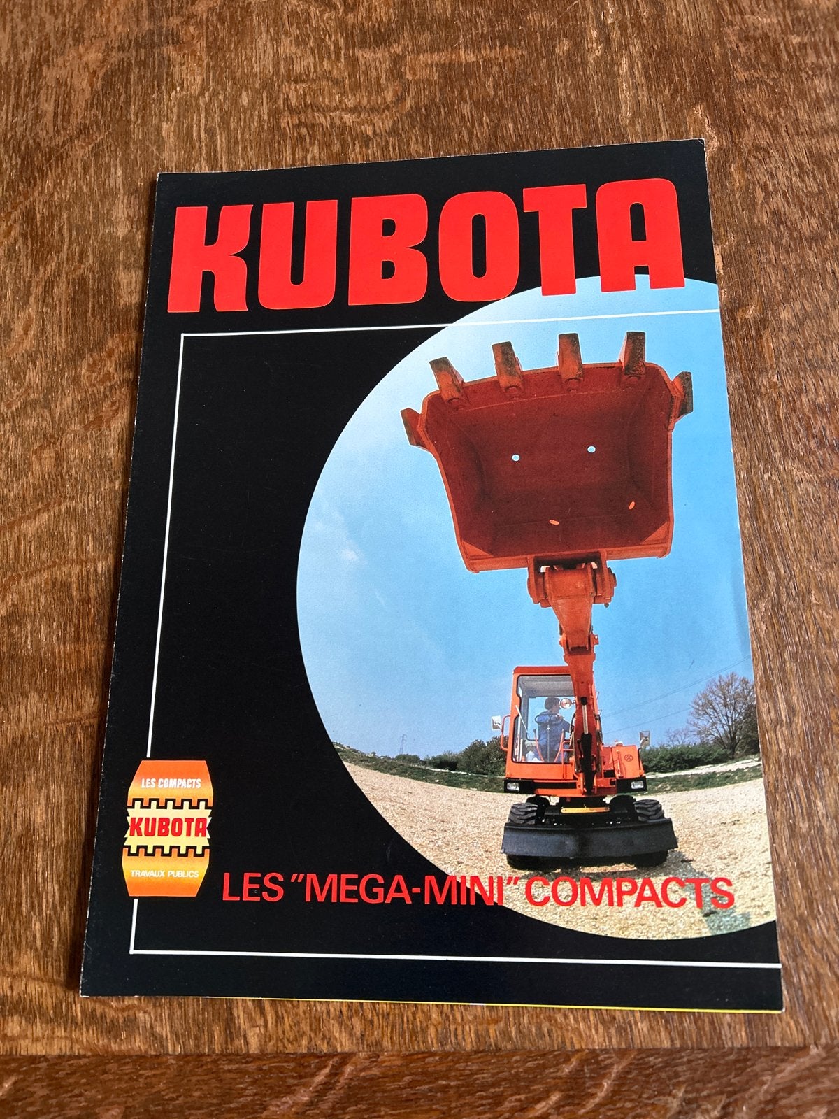 Kubota 'Mega-Mini' Compacts Catalogus - Graafmachines, Ophalen of Verzenden, Zo goed als nieuw, Catalogus