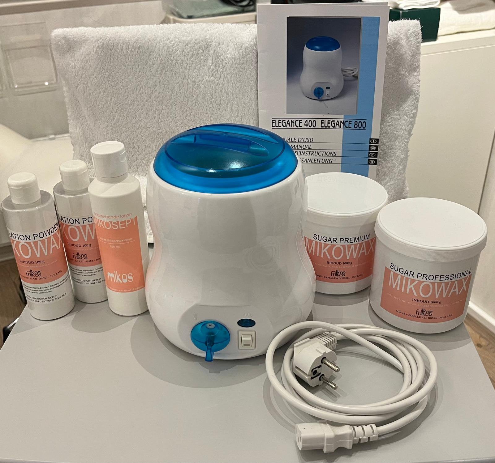 Complete set voor suikerontharing van Miko Wax., Ophalen