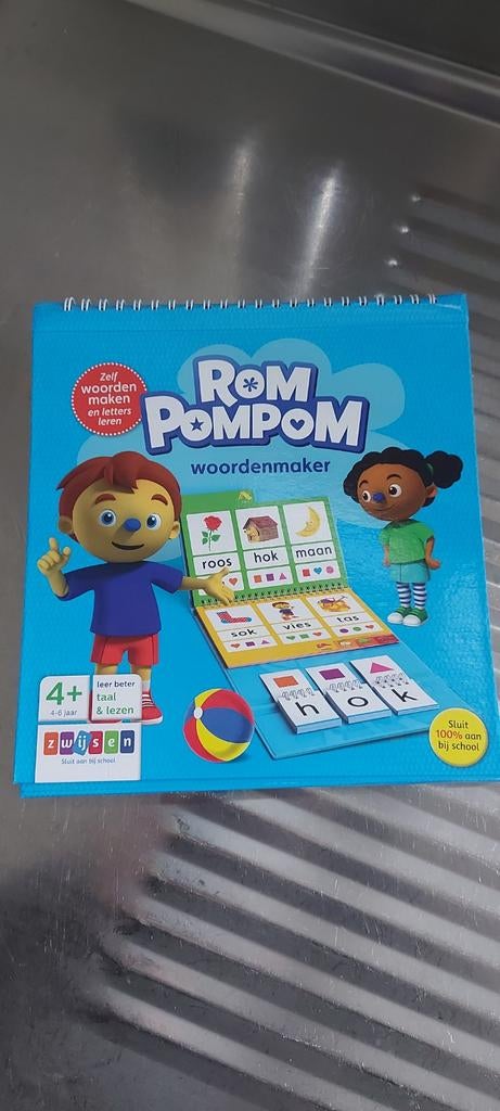 Rom Pom Pom woordenmaker & Counting puzzle & Rummikub junior, Kinderen en Baby's, Speelgoed | Educatief en Creatief, Ophalen, Taal en Lezen