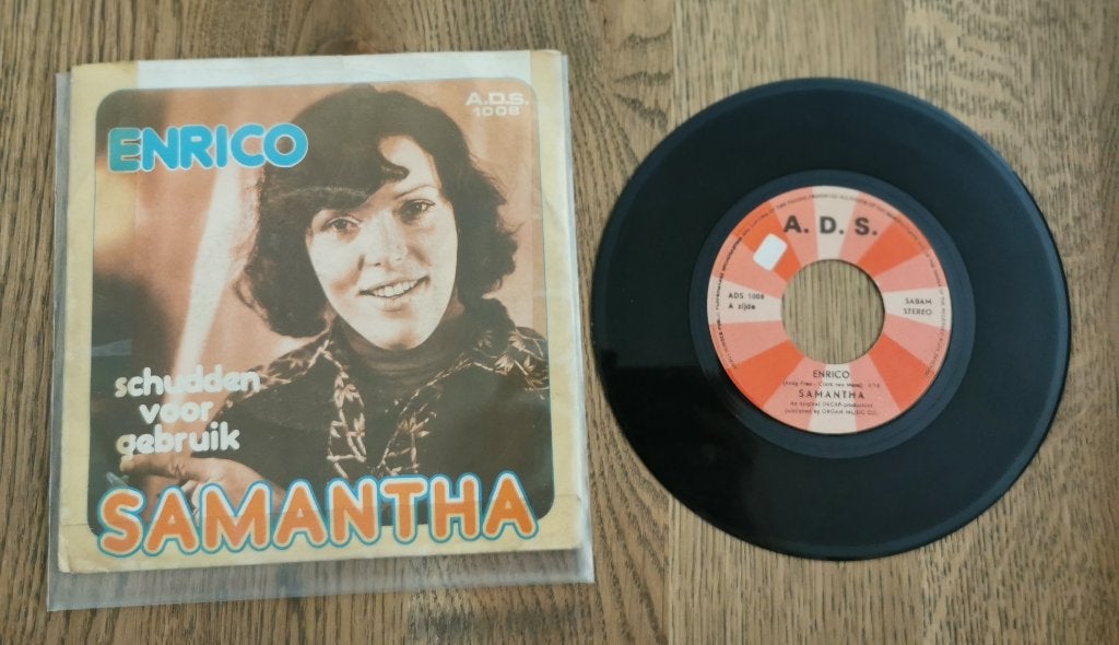 Single Samantha - Enrico, Ophalen of Verzenden, Gebruikt, Overige formaten, Levenslied of Smartlap