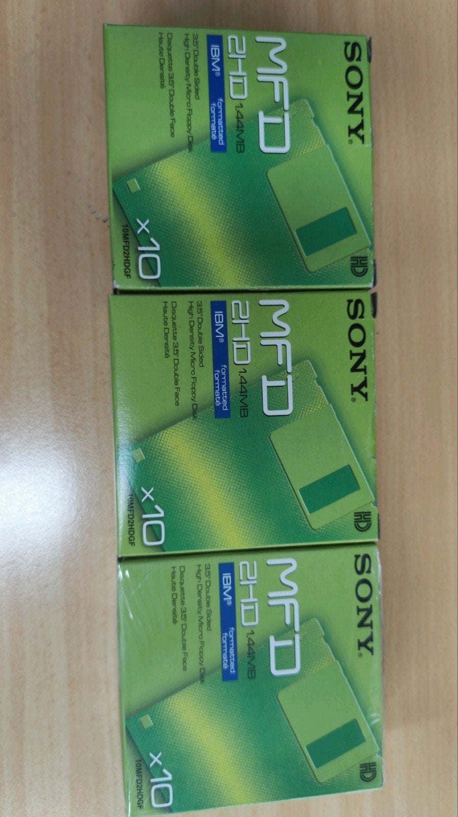 3x Sony MFD 2HD 1.44MB Floppy Disks (26 stuks), Ophalen of Verzenden, Nieuw