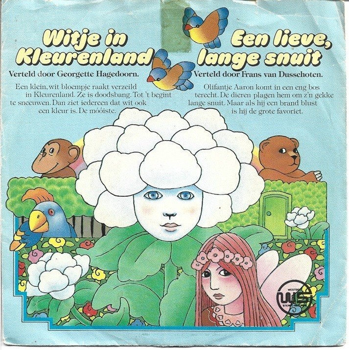 Georgette Hagedoorn / Frans van Dusschoten – Witje In Kleure, Gebruikt, Ophalen of Verzenden, Kinderen en Jeugd, 7 inch