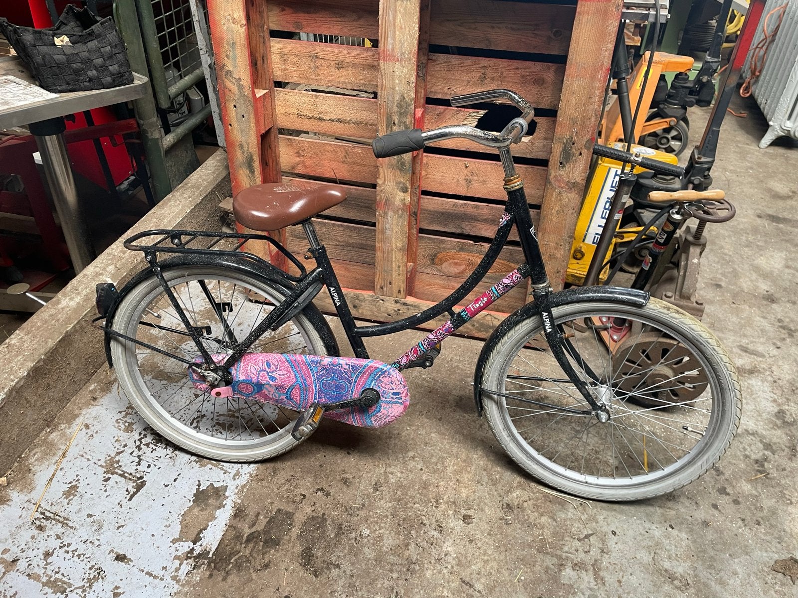 Alpina Tingle kinderfiets 22 inch, Fietsen en Brommers, Ophalen, Terugtraprem, 22 inch, Gebruikt