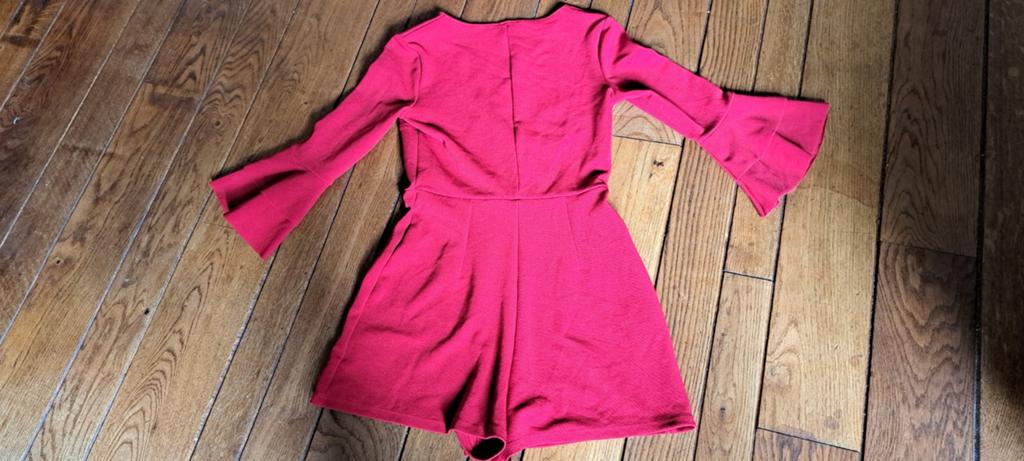 Jumpsuit Bershka, Kleding | Dames, Jumpsuits, Maat 38/40 (M), Zo goed als nieuw, Rood, Bershka